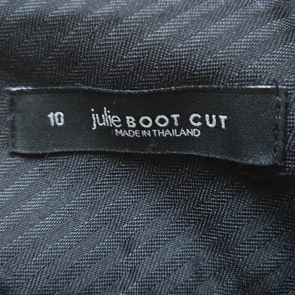 Ann Taylor LOFT Gray Julie Bootcut Bi-Stretch Pants Women’s 10 - Picture 6 of 13